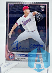 2022 Topps Chrome RC Autograph #RA-GO Glenn Otto Texas Rangers